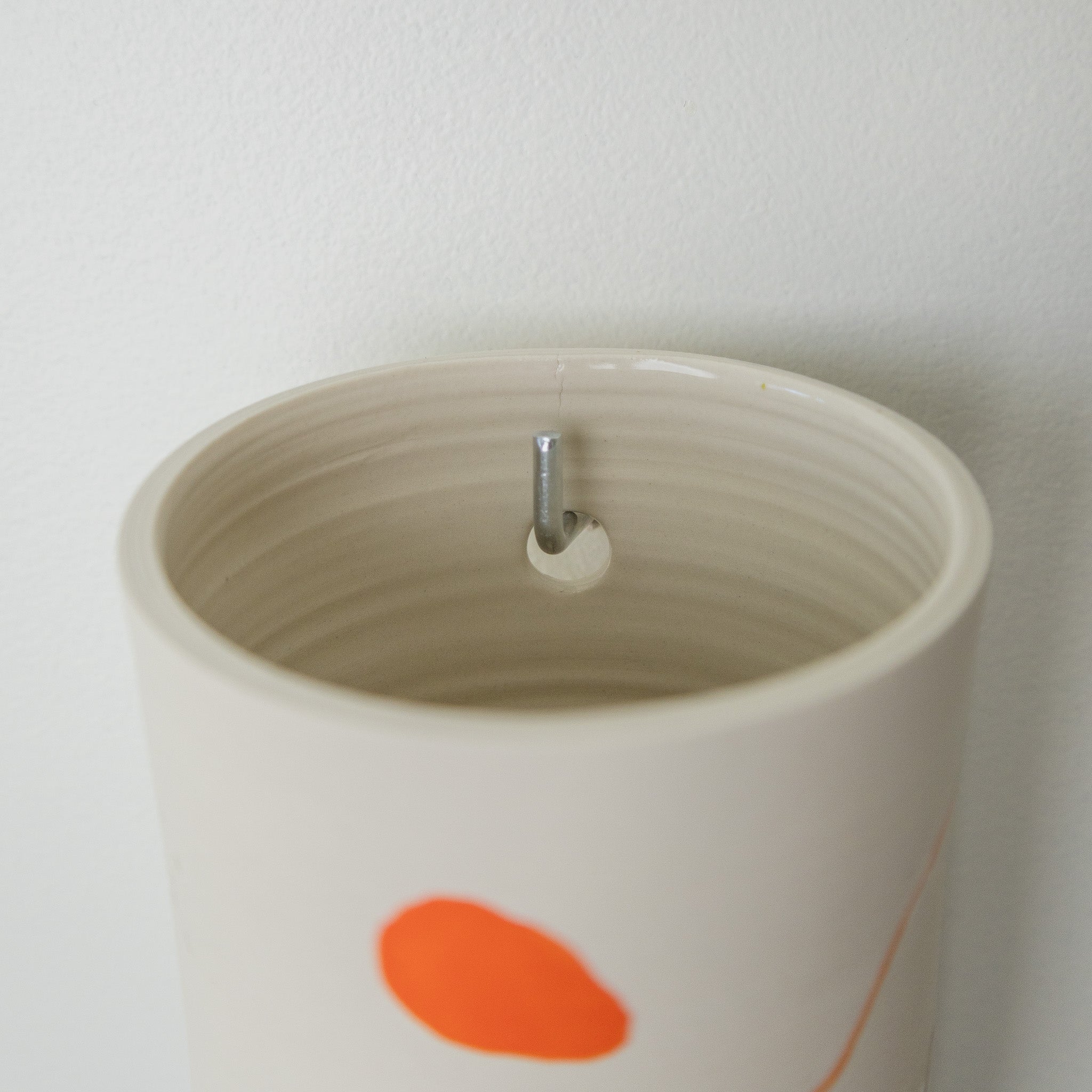 Wall Hanging Ceramic Piece - White Clay 2