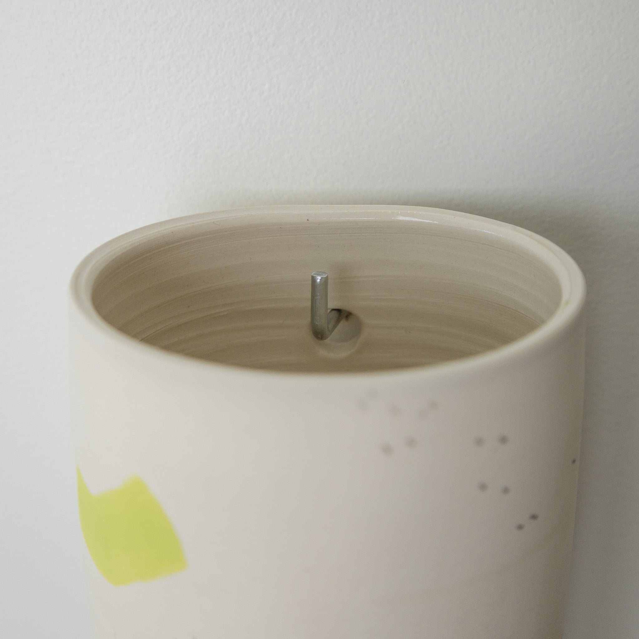 Wall Hanging Ceramic Piece - White Clay 1