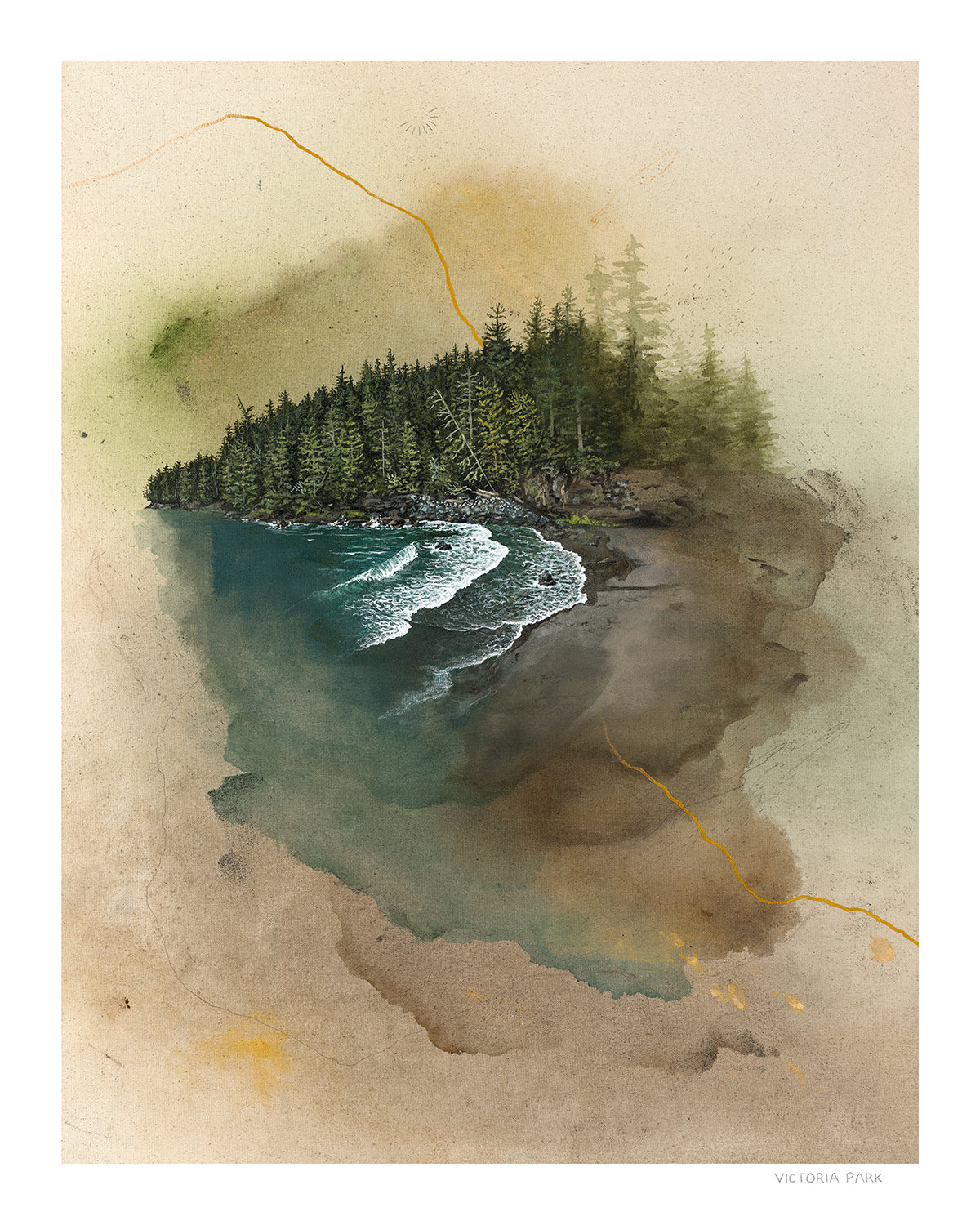 Comfort of the Coast, unframed