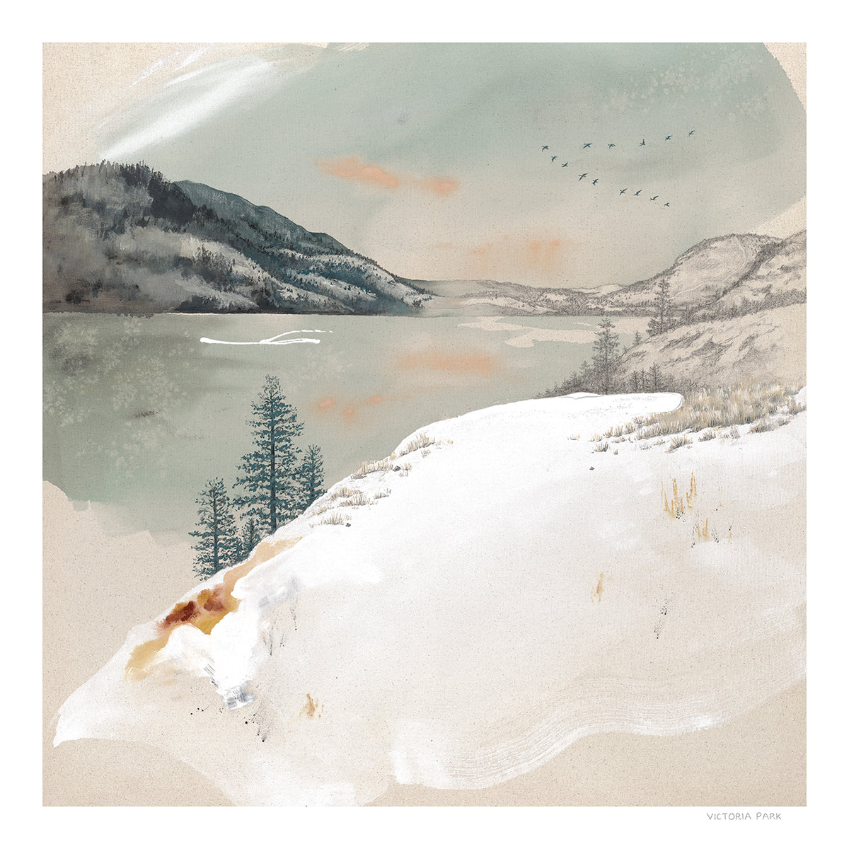 Hopeful Horizon, unframed