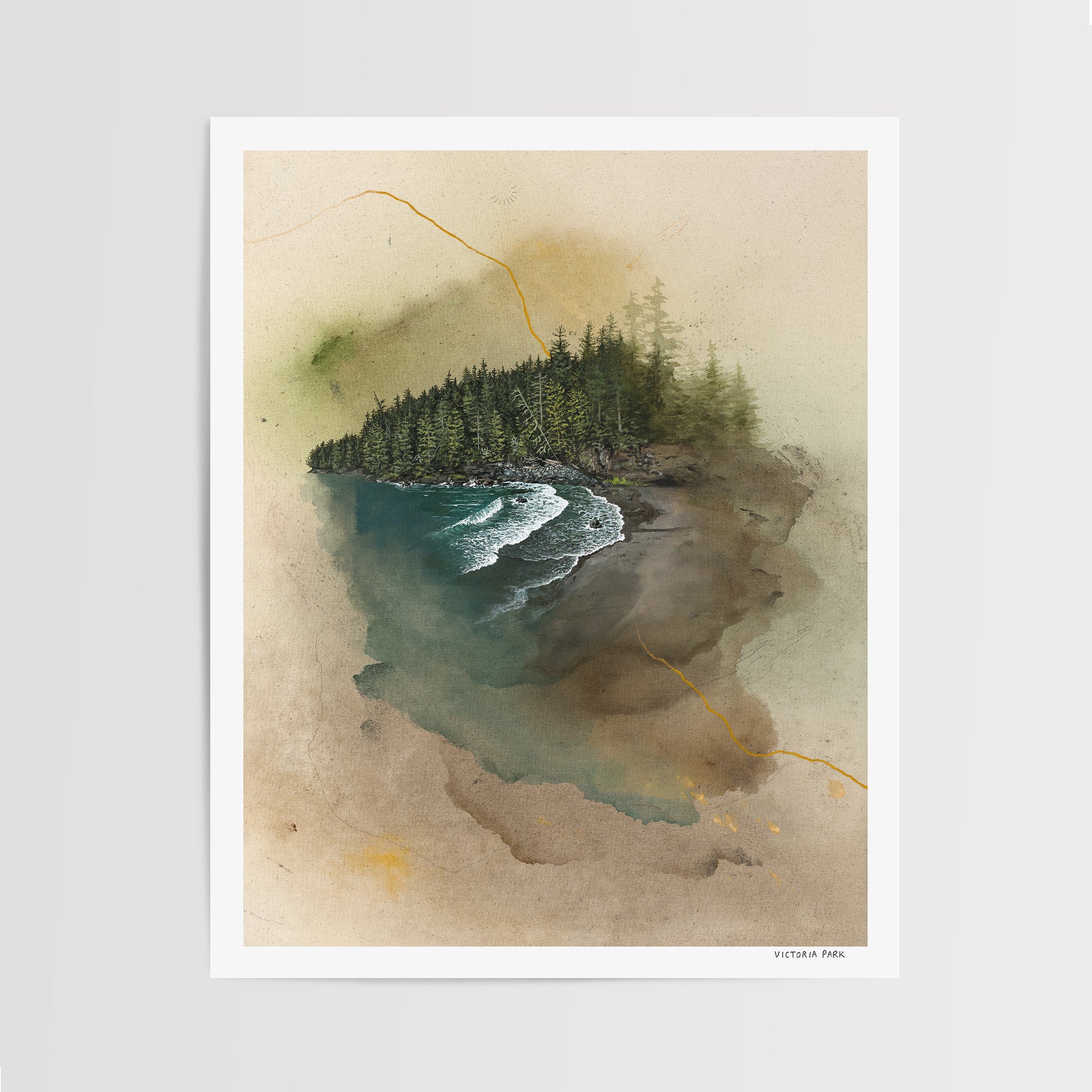 Comfort of the Coast - Paper / 19x27 / No Frame