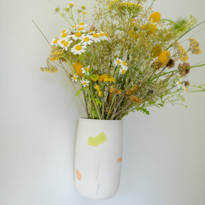 Wall Hanging Ceramic Piece - White Clay 1