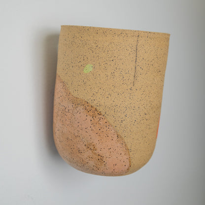 Wall Hanging Ceramic Piece - Speckled Clay 1